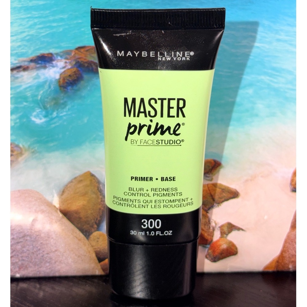Maybelline Master Prime FaceStudio Blur Redness Control Primer 300 1oz New